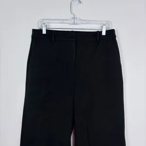 J.Crew Factory Remy Full Length High Rise Wide Leg Pant Trouser Black Size 10 thumbnail 6