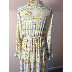 Shyanne Maxi Dress‎ Womens XS Multicolor Excellent Southwestern Tiered V-Neck thumbnail 9