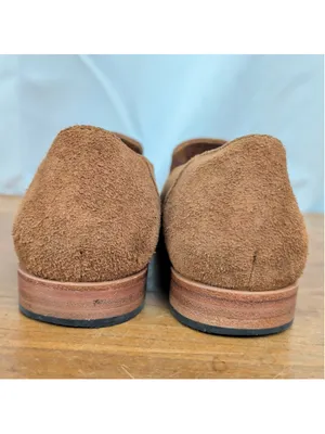 Patina Mexican handmade Leather Suede Finish Ladies' Loafers US 8 EUC thumbnail 3
