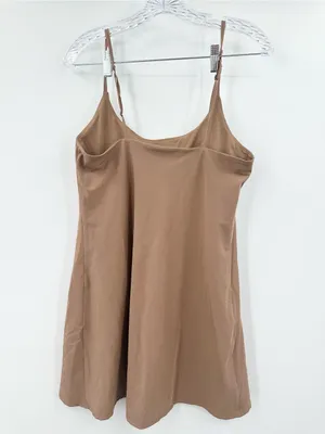 Abercrombie & Fitch Women’s Tan Traveler Dress Athletic Size Medium Tall thumbnail 2