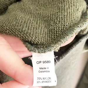 Maaji Sleek French Terry Crewneck Sweatshirt Olive Green Size Small thumbnail 6