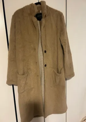 Sanctuary Camel Faux-Fur Long Coat - Women thumbnail 1