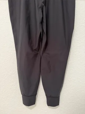OLD NAVY Black High-Waist Jogger Pants Size Large thumbnail 4