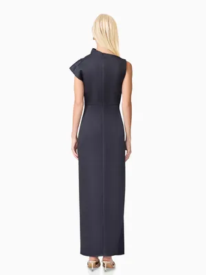 Elliatt Azelie Asymmetrical Gown in Black XS thumbnail 8