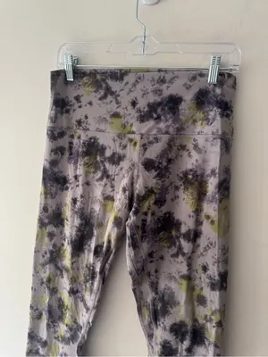 Lululemon Align Super-High-Rise Pant 28" Radial Tie Dye Mauve Grey Multi Size 10 thumbnail 3