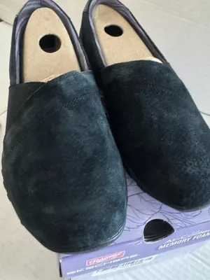 Skechers Breathe Easy Kindred Women’s Slip on suede Shoes Memory Foam black 5 thumbnail 4