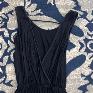 Cotton Sleeveless Romper Black thumbnail 5