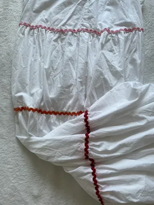 Madewell Rickrack Cattail Tiered Dress thumbnail 4