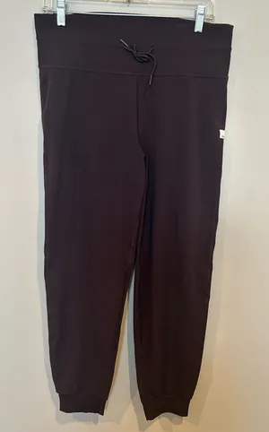 Vuori Woman’s Daily Jogger with Wide Ribbed Waistband & Drawstring Espresso thumbnail 1