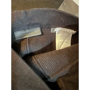 Fear of God Essentials Womens Black Ribbed Knit High Waisted Leggings Large 3637 thumbnail 5