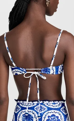 Farm Rio Tile Dream Bra Bikini Top thumbnail 2