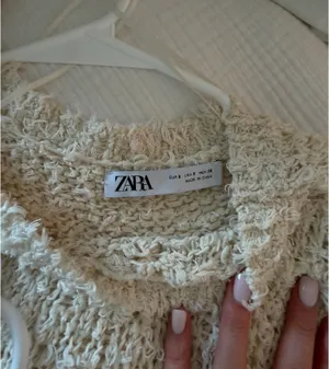 ZARA Cream Knit Sweater thumbnail 3