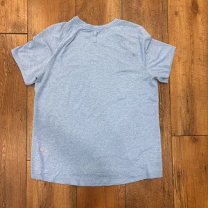 Lululemon License to Train Classic Fit T Shirt Blue Performance Stretch Size 8/M thumbnail 3