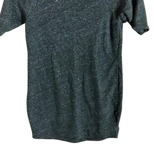 Abercrombie & Fitch Gray Heathered Raglan Short Sleeve T-Shirt‎ Dress XS thumbnail 3