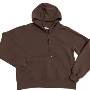 DSG Classic Fleece Hoodie Sweatshirt Brown Sz M thumbnail 1
