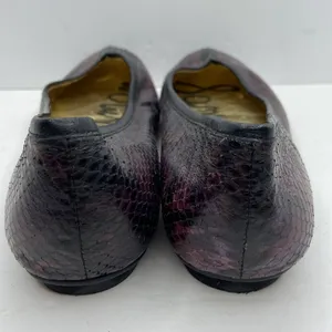 Sam Edelman Snakeskin Leather Ballerina Flats Size 8M thumbnail 5
