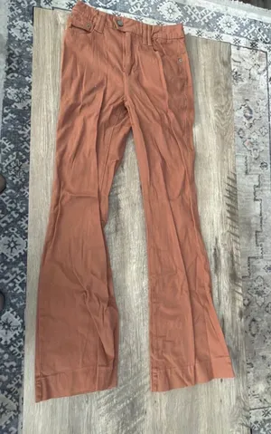 Cute stretchy jean pants Orange Size 2 thumbnail 1