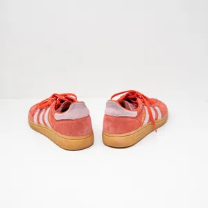 Adidas Women's Handball Spezial Low Top Suede Lace Up Sneakers Orange 6.5 thumbnail 3