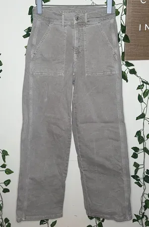 American Eagle Green Gray Stretch Skater Jeans thumbnail 1