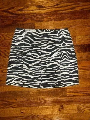 Wild fable zebra print skirt thumbnail 2