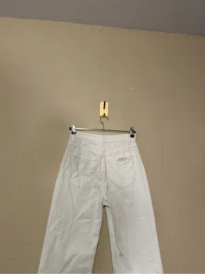 Rollas White Heidi High Rise Loose Straight Jeans Size 27 thumbnail 7