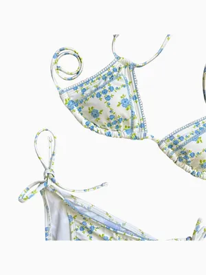 Wild Fable Floral Bikini Set Size XXS/XS thumbnail 10