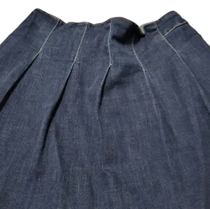 One5One Skort Size Medium W24"3.5" ONE5ONE Blue Denim Skort Pleated Skirt Shorts thumbnail 2