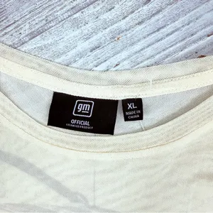 Official General Motors GM Camaro sheer racing shirt sleeve crop top shirt XL thumbnail 2
