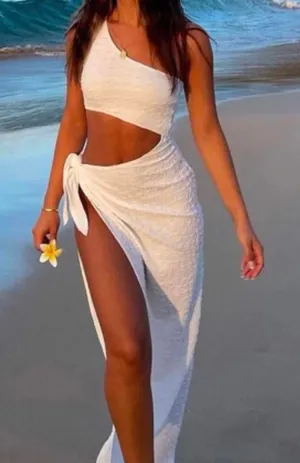 White Fox Boutique Dress Maxi White thumbnail 1