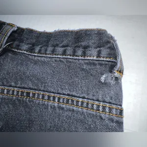 BDG Urban Outfitters Super High Waist Wide Leg Jeans w/ Orange Stitching size 27 thumbnail 4