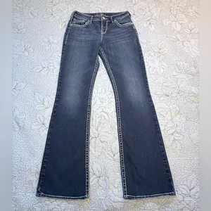 Silver Jeans NATSUKI Medium Wash Boot Cut Jeans. Size 28/33 thumbnail 2