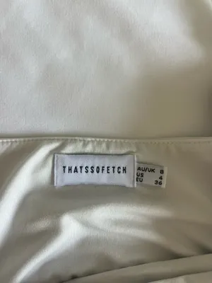 That’s so fetch white mini dress  thumbnail 4