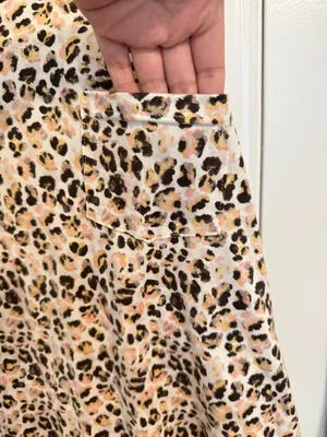 Animal print pajamas set 2X Pink thumbnail 3