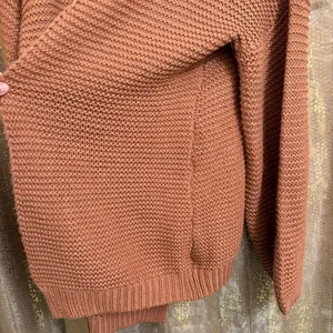 Brave Soul London Burnt Orange Knit Oversized Chunky Cardigan Sweater L/16 thumbnail 7