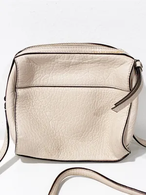 Kate Spade Cream Leather Laser-Cut Floral Design Crossbody Bag thumbnail 4