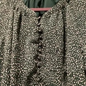 Joie Limited Edition Balloon Long Sleeve Green Flowy Chiffon Fall Dress Xxl thumbnail 4