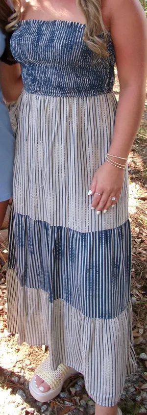 Jessica Simpson Strapless Maxi Dress thumbnail 2