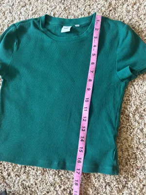 Forest Green Cropped Top Size M thumbnail 9