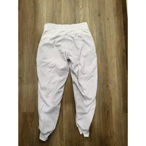 Lululemon Dance Studio Jogger Lavender Pinstripe Pants liner Size 8 flaw thumbnail 3