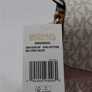 Michael Kors Logo Shoulder Bag Handbag Purse Wedding Party Quiet Luxury Coquette thumbnail 6