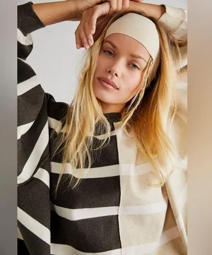 Free people Uptown Stripe Pullover thumbnail 4