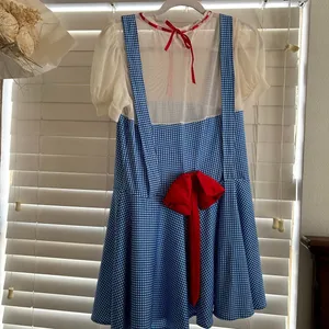 Roma Costume Dorothy Halloween Costume Blue Gingham Coquette Dress XXL thumbnail 3