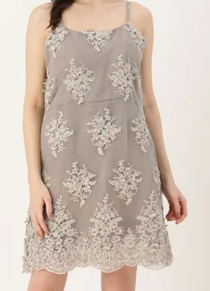 Lulu's Mini Dress White Crochet Lace‎ Bodycon Medium Cocktail Party Night Out thumbnail 1