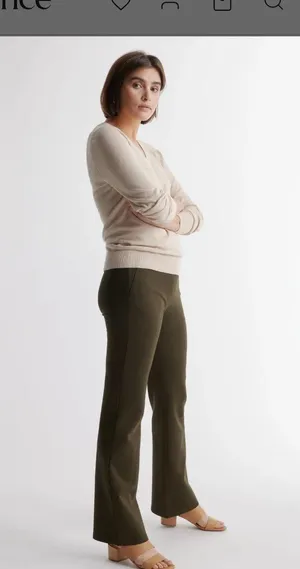 Quince Ponte Ultra-Stretch Ponte Bootcut Pants thumbnail 5