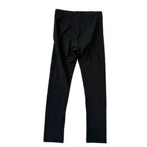 Womens black spandex leggings thumbnail 3