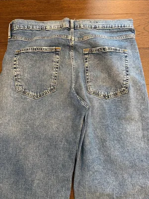 GAP '90s Loose Distressed High-Rise Blue Jeans Denim Size 30 - C55-027 thumbnail 8