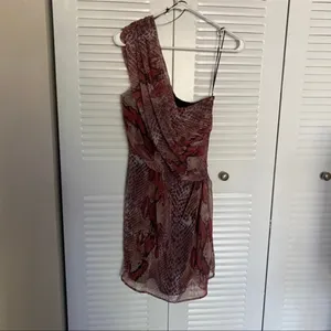 W118 by Walter Baker One Shoulder Brown Dress thumbnail 5