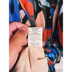 ELLIATT Vista Abstract Wrap Midi Dress Size Small Multicolor Whimsical Statement thumbnail 10