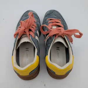 Coolway Goal Blue Suede Low Top Sneakers Womens Size 6 Gum Sole Retro Skater‎ thumbnail 6