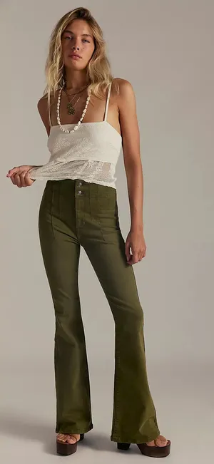 Free People We The Free Jayde Flare Jeans thumbnail 1